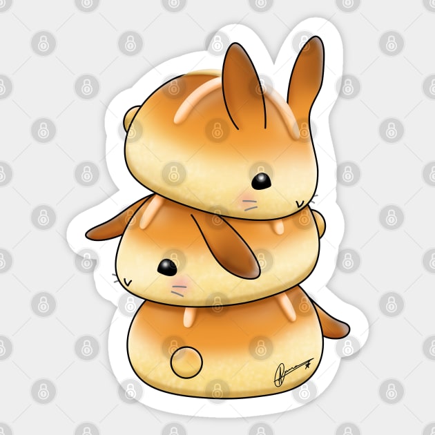 Hot Cross Bunbuns Sticker by Akiraj